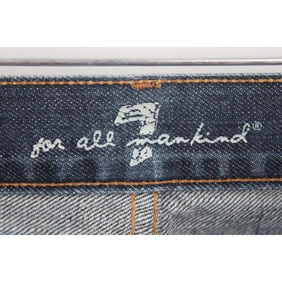 7 For All Mankind Men's RELAXED Jeans Size 31 Button Fly BOOTCUT Med Wash - Picture 4 of 6